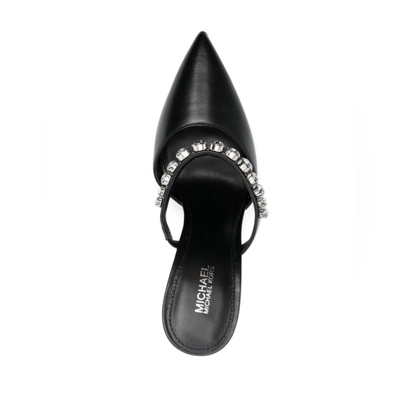 NWT‼️Michael Kors Jesse Mule Black with Rhinestones Strap Size 9M - Picture 7 of 15